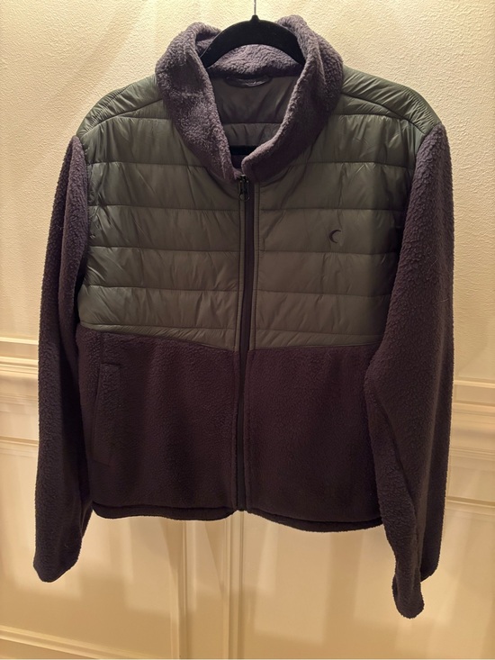 ZYIA Jackets & Blazers - ZYIA Olive Quilted & Charcoal Fleece Jacket